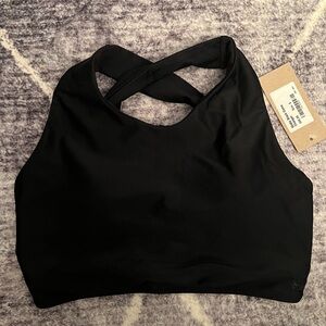 Albion Fit Matte Black Gamechanger Bathing Suit Top